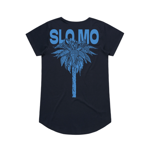 SLO MO T-SHIRT WOMENS (NAVY)
