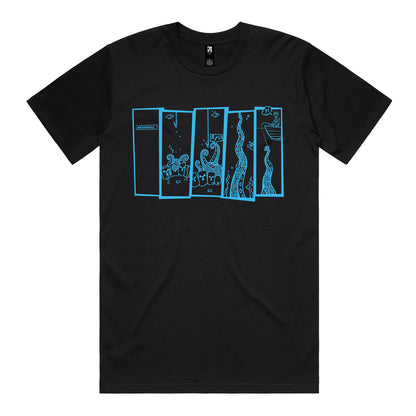 BOATS BACKDROP MEN'S T-SHIRT